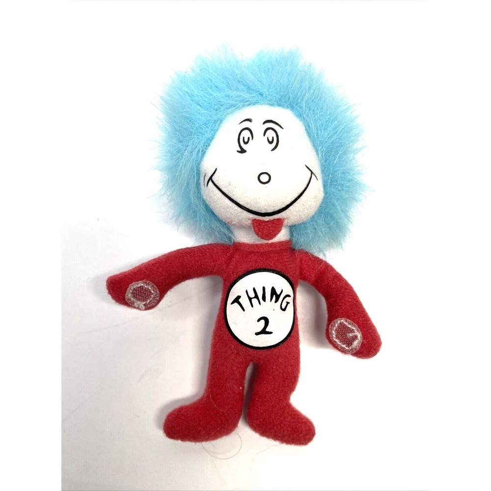 Dr. Seuss Cat in the Hat THING 2 plush stuffed toy Kelloggs toy 4 inch
